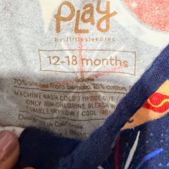 Little Sleepies Play Firework Onesie - Picture 2 of 2